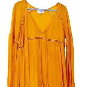 Sezane yellow dress